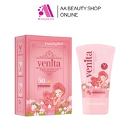 ส่งฟรี (หลอด)กันแดดเวนิตา Venita spf 50 pa++++ กันแดดหน้าฉ่ำ กันแดดหนังสือ