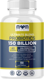 Dr. JOEL'S Probiotics 150 Billion CFU - 40 Strain Probiotics for Women, Probiotics for Men and Adults - Shelf Stable Probiotic with Organic Prebiotic - Acidophilus Probiotic - 150 Capsules - Made in USA