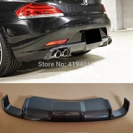 MONTFORD Car Accessories Carbon Fiber Rear Diffuser Bumper Guard Protector Skid Plate Bumper Cover F