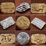 Ready stock Belt Head Men Smooth Buckle Head Belt Buckle Alloy Belt Head Buckle Pants Belt Buckle He