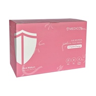 Medicos Surgical Face Mask 4 Ply Ear Loop - Pink Ribbon (50's)