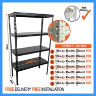 FULL Metal Boltless Storage Rack for HDB Bomb Shelter Store Room FREE Installation