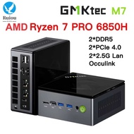 GMKtec M7 AMD Ryzen 7 Pro 6850H MINI PC Windows 11 DDR5 32GB 500GB Nvme SSD WIFI6 BT5.2 2*2.5G Lan O