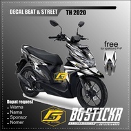 OTOMOTIF AKSESORIS MOTOR STICKER DECAL BEAT LED BEAT STREET 2021