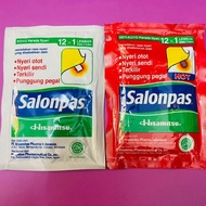 SALONPAS KOYO PEREDA NYERI OTOT,SENDI,PUNGGUNG SALONPAS HOT 1 BUNGKUS ISI 12LEMBAR
