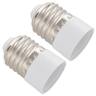 2X E27 to E14 Base LED Light Lamp Bulb Adapter Converter