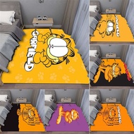 Yellow Garfield Cat Cartoon Rug 3D Carpet for Living Room Bedroom Large Area Soft Home Children's Gi