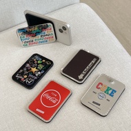 JoJO Magnetic Card Wallet Foldable Mini Card Holder, Phone Stand Kickstand Card Pouch For iPhone,Mag
