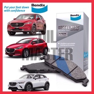 MAZDA CX5 MAZDA 2 CX3 SKYACTIVE REAR BENDIX METAL KING TITANIUM BRAKE PAD (DB2227MKT)