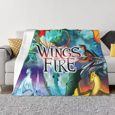 Wing of fire all dragon Throw Blanket Designer Blankets Summer Bedding Blankets Moving Blanket Therm