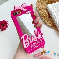 Barbie Mirror iphone case soft silicone iphone 6 plus 6s plus 7 plus 8 plus x xs max xr 11 pro max protective cover fash