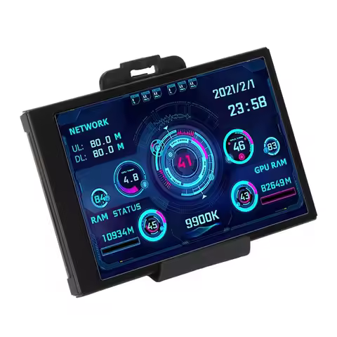 3.5in IPS USB Mini Screen AIDA64 PC CPU RAM Data Monitor PC Sensor Panel Display Temperature Monitor