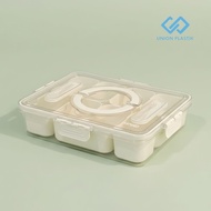 Refrigerator container Food container Box Storage Box with compartments and leak-proof seal lid - Un