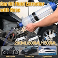 Car Oil Fluid Extractor Fuel Extraction Transfer Syringe Bottle Manual Oil Extractor Pump with Hose