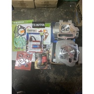 SET COMBO RACING DREAM + BLOK GL 56MM +HEAD RACING 24/28 +T OPSETGASKET 56MM+CDIBRT+PLUG COILRACING