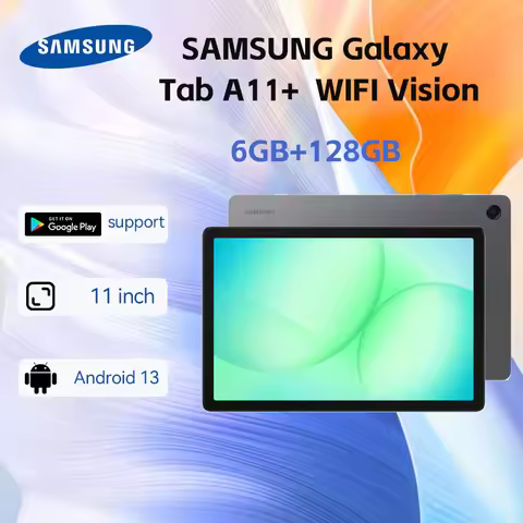 Original Samsung Galaxy Tab A11+/A11 Plus X230 WIFI Vision Tablet 11inch 6+128GB Ram 8 Cores CPU 2.5
