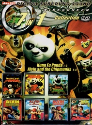 DVD English Cartoon Kung Fu Panda / Alvin And The Chipmunks 7 In 1 Collection J 1484 - Movieland6827
