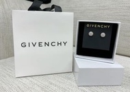 Givenchy仿鑽耳環 銀色 🎀優惠：$160一對🎀