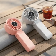 F5PRO 8000mAh Long-Lasting Portable Turbo Fan – 30-Hour Handheld AC Mini Foldable Fan