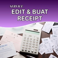 SERVICE EDIT & BUAT RECEIPT MURAH