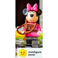 dis077 Lego Disney Mickey and Friends 10780 - Minnie Mouse Knight Minifigure w Bow - New