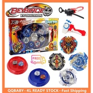 Ready Stock Local Seller at QQBABY 4PCS Beyblade Boxed Toys Beyblade Burst Set With Launcher Stadium Metal Fight