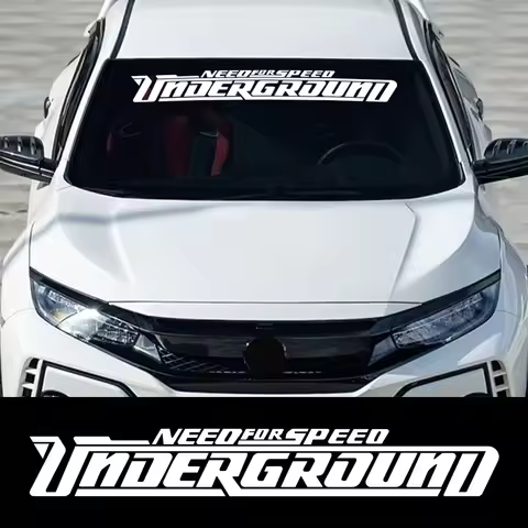 1PC NEED FOR SPEED UNDERGROUND Car Windshield Vinyl Decal Waterproof Sticker for Car Front Windshiel