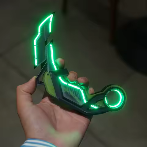 Rgx Graphics Card Karambit Valorant Merch Valorant Model Cosplay Prop Glowing Unsharpened