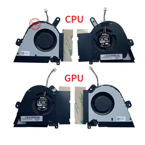 Laptop Cpu GPU Fan For ASUS TUF Dash F15 FX516 FX516P FX516PE FX516PR FX516PC FX516PM Air RTX3070 13