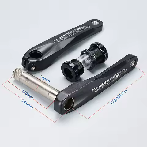 MTB Crankset 170/175mm, 32/34/36/38T GXP Crank Arm Set, High-Strength Aluminum Alloy for SRAM GXP SH