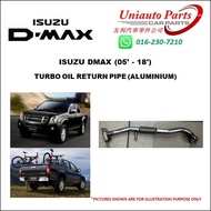 ISUZU DMAX (05' - 18') TURBO OIL RETURN PIPE (ALUMINIUM)