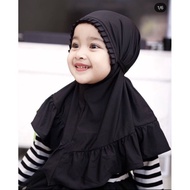 Livia children's hijab, cute baby hijab, ages 0-3 years, new cute instant hijab model