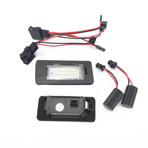2X LED License Plate Light white 12v for Audi A1 A3 / A4 S4 B8/ A5 S5 8T / A6 C7/4G / Q3 8U / Q5 8R 