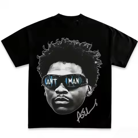 Men's Anthony Edwards Graphic Tee - Unisex Fit, Round Neck, Short Sleeve, Soft Cotton, Lightweight O