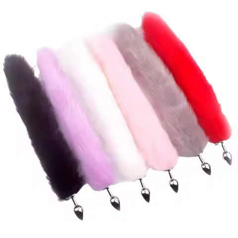 Fantasy Play Faux Fox Tail Butt Plug for Cosplay Lovers and Enthralling Costume Adventures