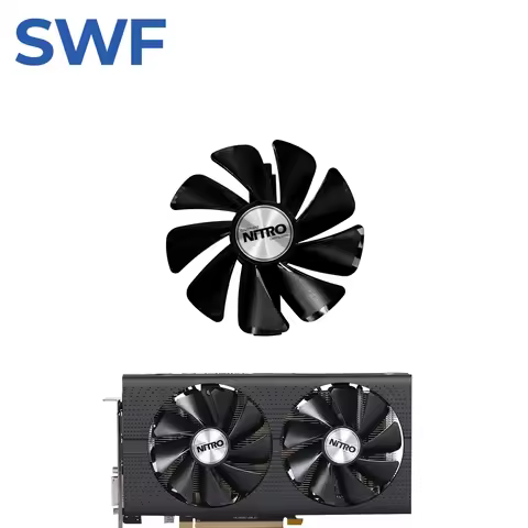 CF1015H12D RX580 RX590 Cooling Fan For Sapphire Radeon RX 470 480 570 580 NITRO Mining Edition Gamin