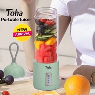 Toha Blender Electric Fruit Juicer Cup USB Rechargeable Portable 350ml Mini Blender Juicer kitchen