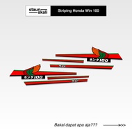 Honda Win 100 Striping Variations (6) Original Japanese Service Japan Custom TS Semi Trail Trill New