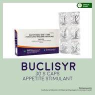 BUCLISYR CAPSULE APPETITE STIMULANT (30 CAPSULES) Multivitamins + Lysine HCI + Buclizine HCI