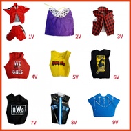 WWE Figure Clothes Accessories 6-7inch Movable Wrestler Doll Costume