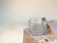 【限量燭杯客製】120ml有蓋玻璃杯(金)(可選精油)/情人節禮盒