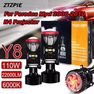 Y8 2PCS For Myvi 2005-2010 Car LED Car Headlight Mini Projector H4 LED Headlight Bulb Projector Lamp