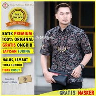 premium Batik Pria Lengan Pendek Premium Kemeja Batik Alisan Pendek