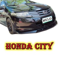 Honda CITY Matte Black Car Front Bumper Lip Double Chin Splitter Diffuser Body Kit
