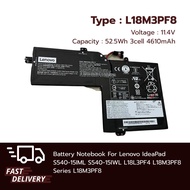 (ส่งฟรี ประกัน 1 ปี)Battery Notebook Lenovo IdeaPad S540-15IML S540-15IWL Series L18M3PF8 L18L3PF4 ส