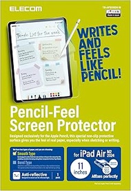 Elecom TB-APS10924-W iPad Air 11 Inch (M2) 2024 Model Film, Paper Texture, Kent Paper Type, Anti-Gla