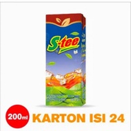 Stee Kotak 1 Dus / Karton s tee  200ml / 390 ml Botol es teh Nikmat