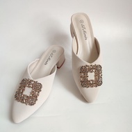 ST. MORITZ 888-503 BEIGE PARTY SANDALS/PARTY SHOES SHOES SLOP SANDALS