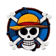 One piece sticker 7cm/7cm