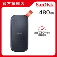 SanDisk - 480GB 可攜式SSD 520MB/R (SDSSDE30-480G-G25)